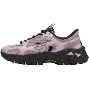【自营】Skechers斯凯奇徒步鞋女防滑耐磨闪穿老爹鞋180327/BKPK