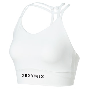 xexymix杰克茜韩国进口女黑标300N细肩带露背运动BRA 内观流背心