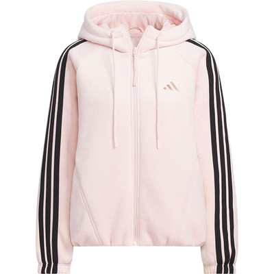 Adidas/阿迪达斯正品2025秋季款女士宽松丝绒花苞型外套KB7605