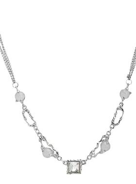 月光小众设计感锆石玉都遇女