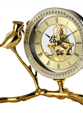 轻奢座钟欧式风卧室别墅装饰品