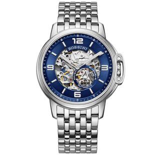 罗西尼旗舰店手表男机械表勋章系列正品镂空防水礼盒男士腕表男表