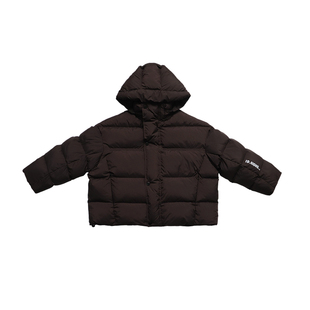 Q宝家童品11月新款 男童白鸭绒羽绒服儿童冬季保暖韩系羽绒面包服