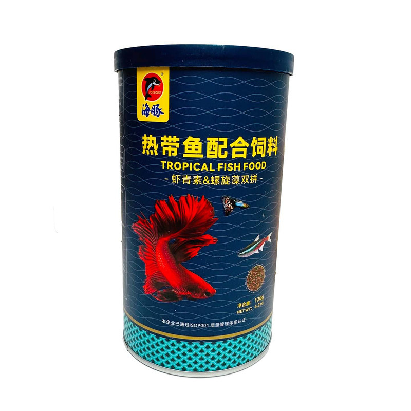 海豚热带鱼配合饲料艳彩鱼粮