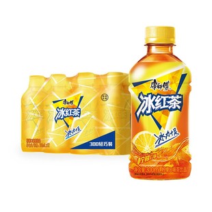 康师傅冰红茶饮料330ml24瓶小瓶整箱批发宿舍解渴网红果汁饮品