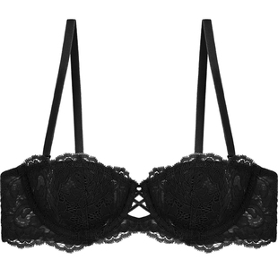 【品牌特惠】宝诗嫣小胸聚拢法式内衣收副乳调整型性感蕾丝文胸罩