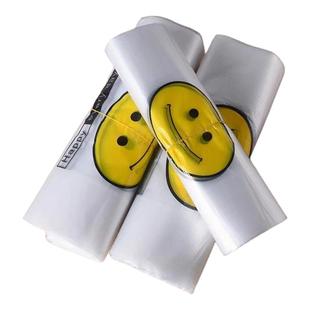 笑脸塑料袋定做方便袋外卖打包袋一次性购物背心加厚定制logo