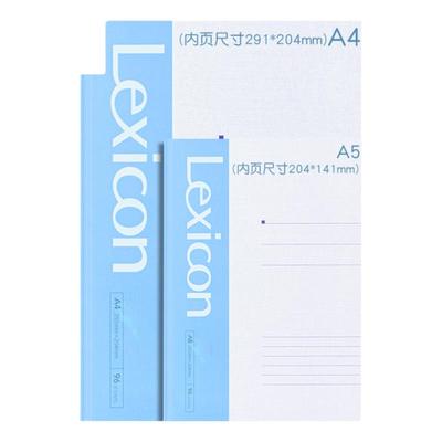 得力硬面笔记本加厚A4A5