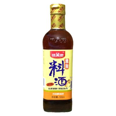 精制料酒黄酒烧菜家用500m厨房l