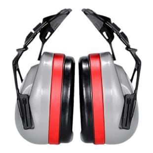 梅思安MSA10190358头盔式防噪音耳罩工地安全帽防护耳罩SNR36dB