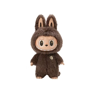 POPMART泡泡玛特ZIMOMO大首领大天使搪胶LABUBU公仔58CM毛绒玩偶