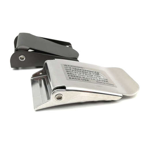 潜水背飞BC侧挂腰前不锈钢硬质阳极氧化处理铝皮带扣配重带扣具