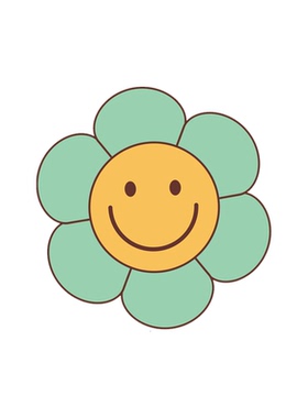 花朵笑脸地贴防水防滑定制