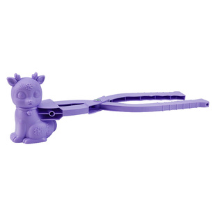 雪球夹子玩雪工具儿童夹雪神器小鸭子下雪地模具打雪仗堆雪人装备