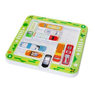 儿童益智闯关游戏逻辑思维专注华容道停车场移车迷宫游戏宝宝玩具