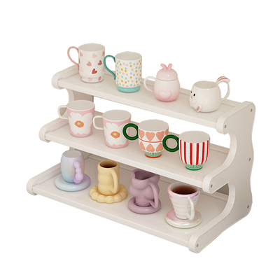 日式桌面杯架杯子收纳置物架沥水