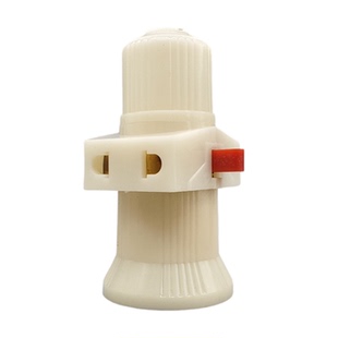 E27螺口灯头带开关插座LED节能吊灯家用灯座悬吊式螺旋罗口底盒