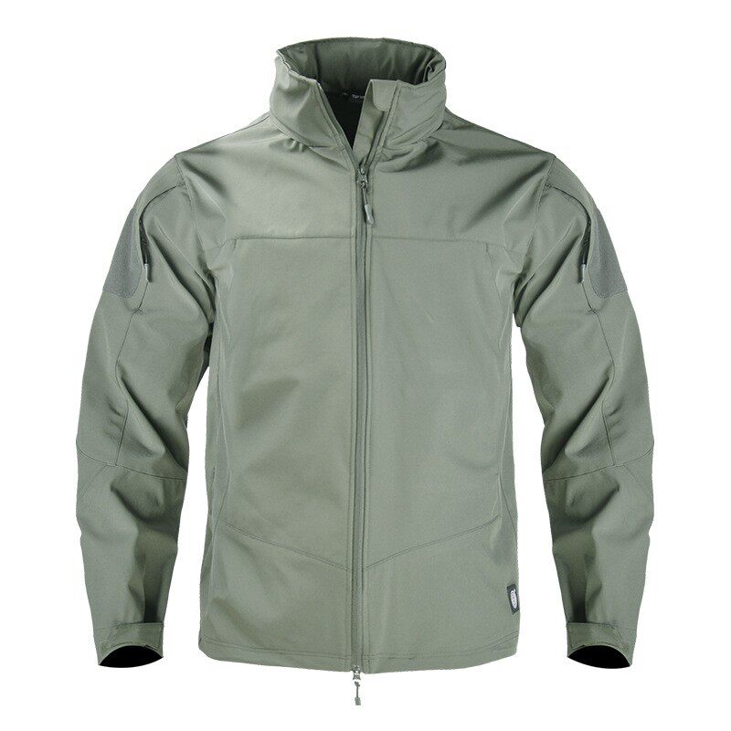 战术外套男迷彩登山服防水冲锋衣