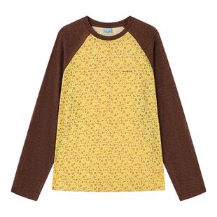 CryingCenter 半透碎花拼色插肩袖 哭喊中心