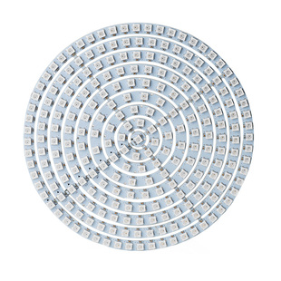 LED37位93位241位WS2812b 5050RGB内置全彩驱动圆形开发板5V灯环