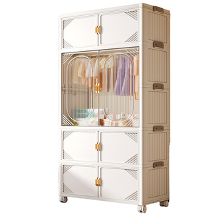 佳帮手宝宝衣柜婴儿小衣橱加厚可折叠小户型儿童衣服收纳柜储物柜