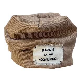 2025儿童帽子春秋季薄款小男孩针织帽护耳宝宝堆堆帽女童包头帽潮