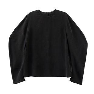 TANG TOWN19姆米拐袖砂洗双绉真丝衬衫女春新款 DZDJD24155