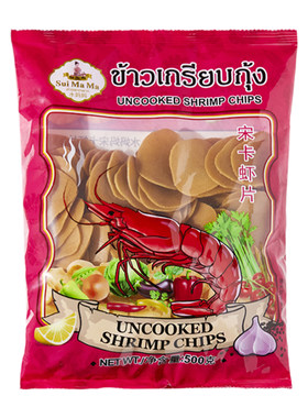 泰国进口宋卡虾片水妈妈虾味零食