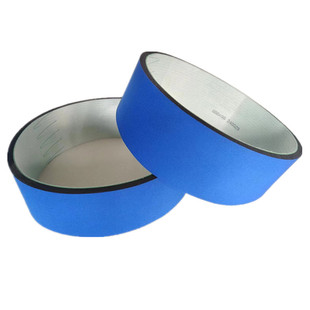 贴标机海绵带排气海绵带口罩卷标夹瓶机进口高密度蓝布海绵输送带