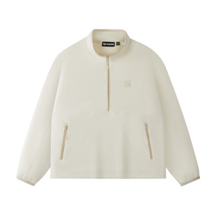 FILA FUSION斐乐潮牌机能套头卫衣26冬新款女子斐暖防晒宽松上衣