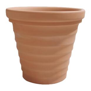 红陶花盆带托盘陶土瓦盆粗陶透气阳台绿植大口径多肉盆栽清仓特价