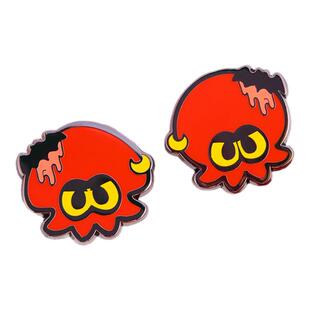 喷射战士3amiibo周边斯普拉遁金属徽章包包挂件立牌吧唧摆件礼物