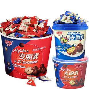 金丝猴跳跳糖麦丽素108g大桶夹心巧克力豆情人节礼物（代可可脂）