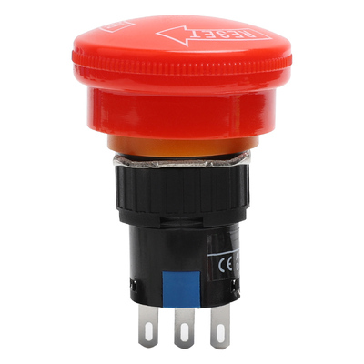 蘑菇头急停自锁开关按钮