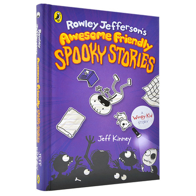 现货 罗利的故事 小屁孩日记作者杰夫金尼作品 儿童漫画章节书 英文原版 Rowley Jefferson’s Awesome Friendly Spooky Stori