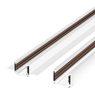 2cm明装轨道灯超薄磁吸轨道灯射灯客厅白色无主灯智能暗装预埋式