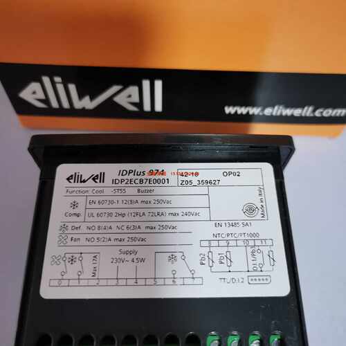 议价伊利威ELIWELL温控器EWPLUS974  ID974  EWPLUS961控制器 议