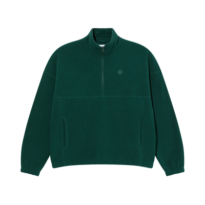 PolarSkateCo立领抓绒运动卫衣