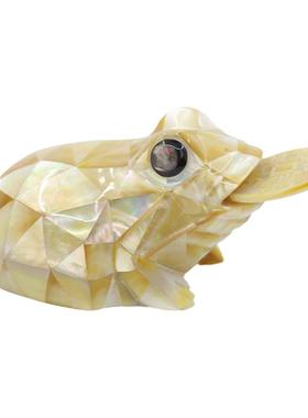 天然贝壳室内贝雕手工黄蝶贝黑贝