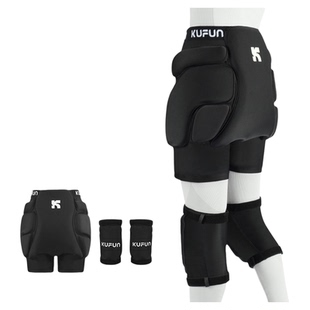 酷峰滑雪护臀护膝护具内穿防摔裤单板内护装备屁股垫屁垫成人儿童