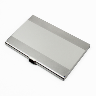 名片夹男式商务高档创意金属不锈钢大容量女士名片盒展会礼品定制