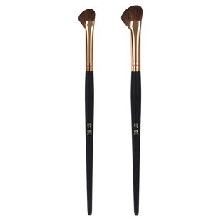 花漾京元J60半扇形鼻影刷斜头动物毛小马毛修容刷高光眼影化妆刷