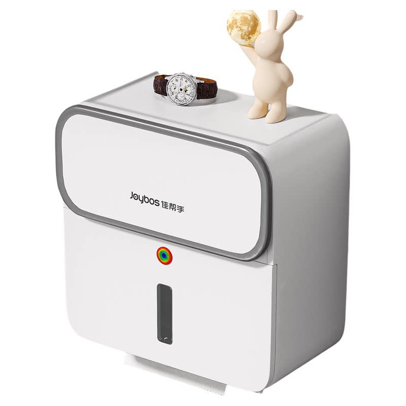 佳帮手卫生间厕纸盒厕所纸巾盒免打孔防水卫生纸盒壁挂式2026新款