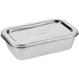 304不锈钢留样盒带盖食品留样盒厨房留菜盒长方形盒子幼儿园学校