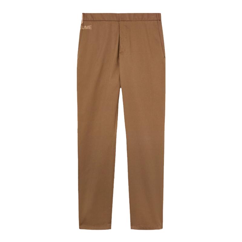 Loro Piana/诺悠翩雅男裤松紧腰头棉质斜纹舒适休闲长裤
