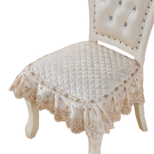 奢华欧式餐椅垫坐垫高档布艺椅子垫北欧座垫子四季凳餐桌椅子套罩