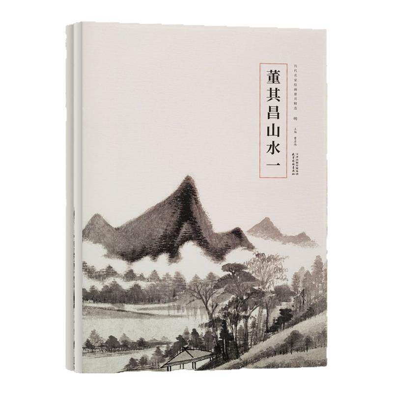 历代名家绘画册页精选 董其昌山水全二册写意山水画临摹技法文人山水画临摹范本 写意山水画初学者零基础入门教程艺术收藏鉴赏画集