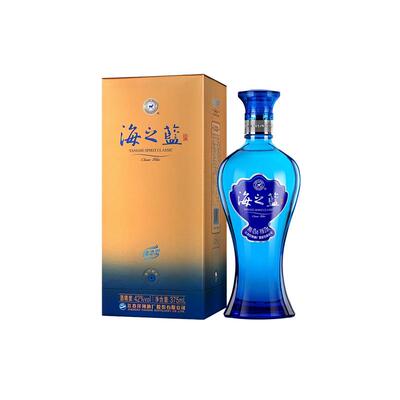 洋河海之蓝42度绵柔爽净口感