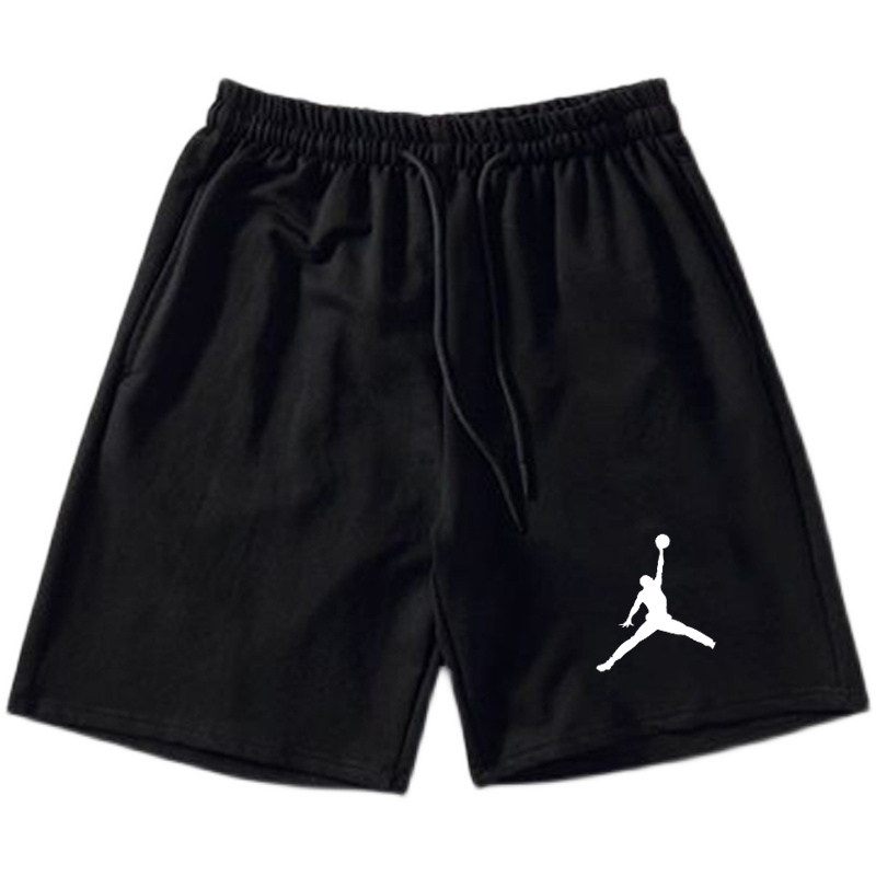 aj飞人男士纯棉短裤运动休闲五分裤夏季篮球宽松欧美潮牌青年卫裤