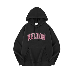 乔丹运动卫衣男士2024年冬季新款潮流街头时尚针织上衣连帽套头衫